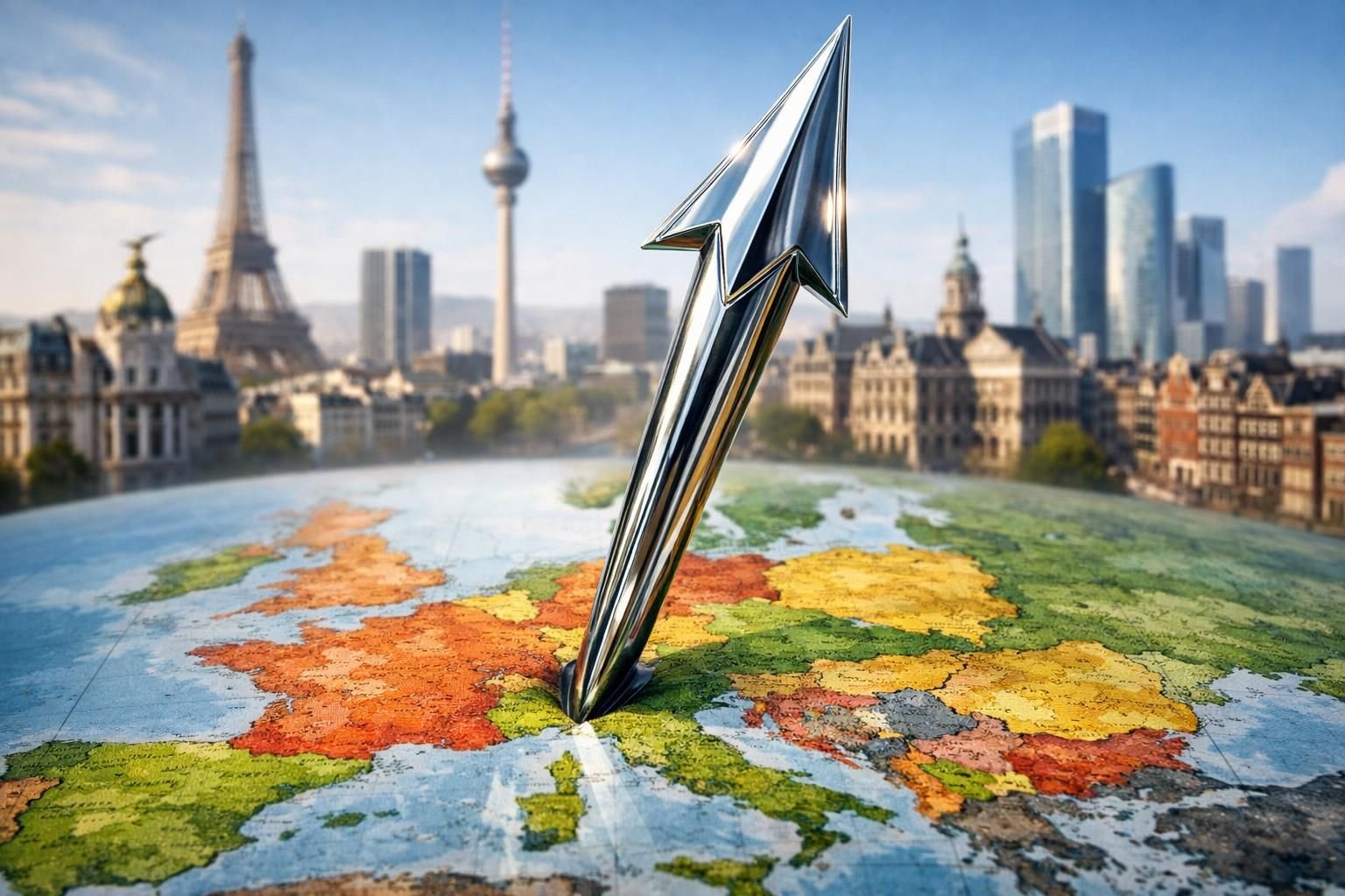 découvrez les scpi paneuropéennes, la solution idéale pour une diversification géographique optimale et performante avec la flèche.